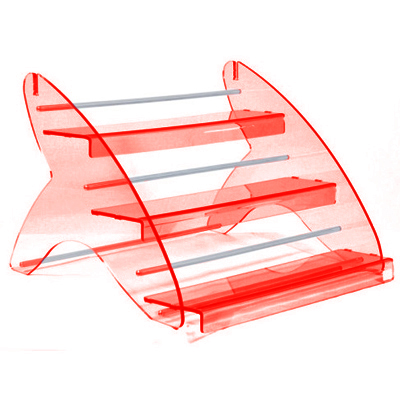 Espositore in plexiglass da banco