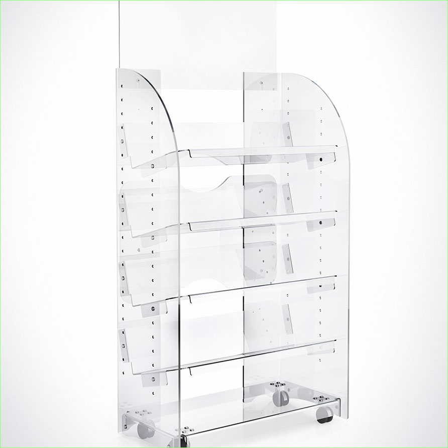 Espositori plexiglass da parete