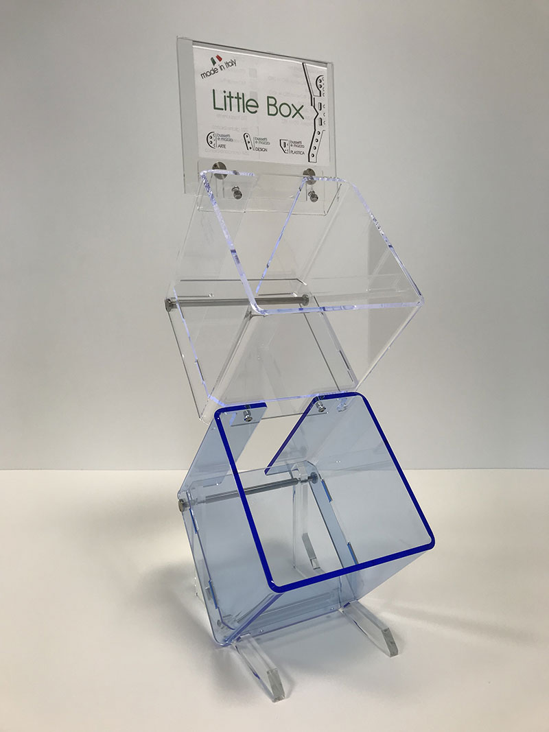 Espositore da banco in plexiglass Little Box