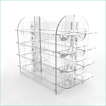 Scheda tecnica espositore in plexiglass eco 120