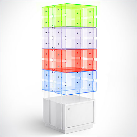 Scheda tecnica espositore in plexiglass pipedo