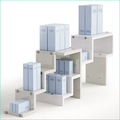 Scheda tecnica espositore in plexiglass scale easy